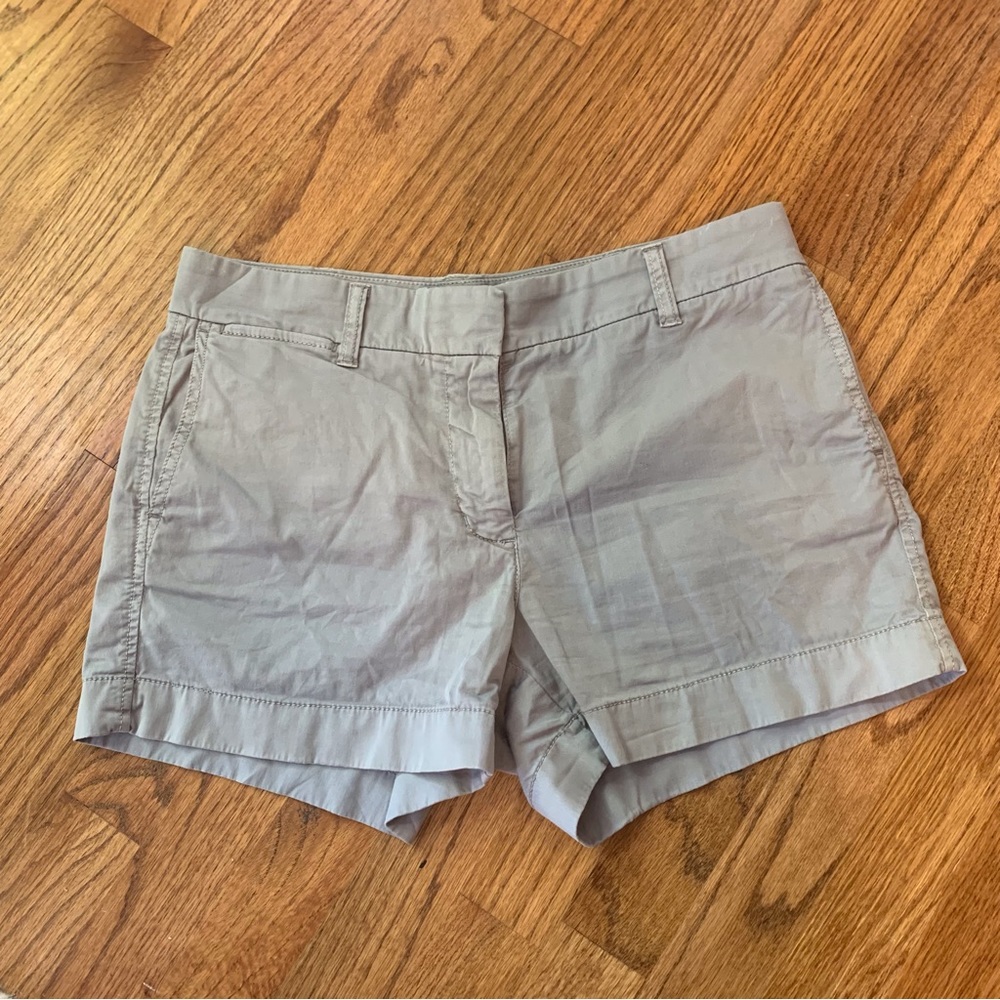 J. Crew Gray Chino Shorts 3.5” Inseam size 4